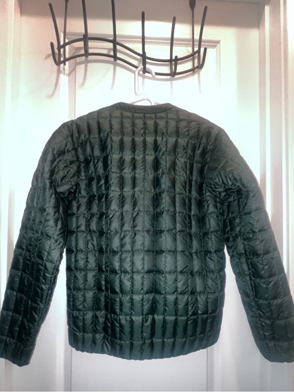 Patagonia Men's Recycled Down V-Neck Pullover quilted hunter green - Picture 2 of 5